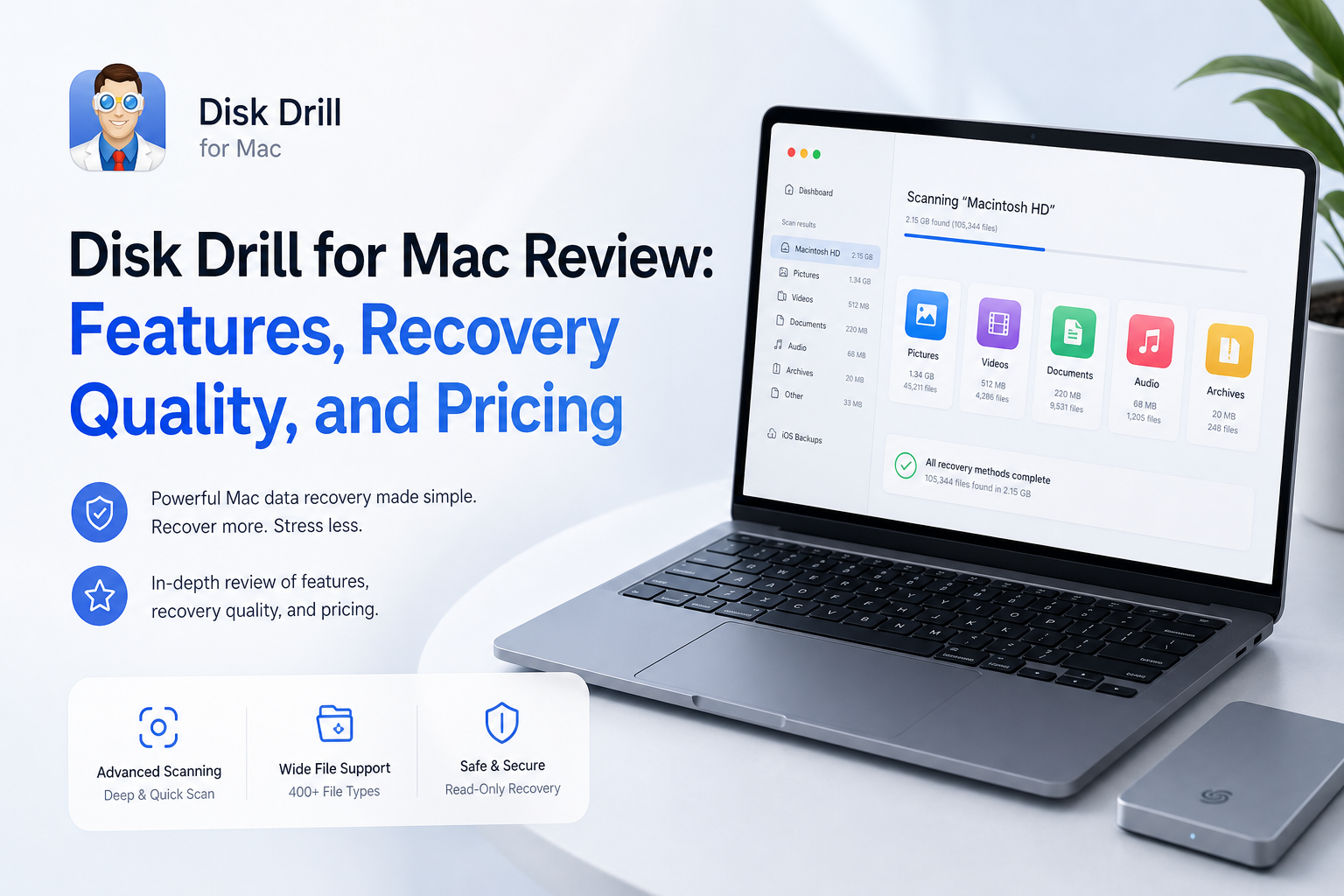 Disk Drill for Mac Review: Features, Recovery Quality, and Pricing