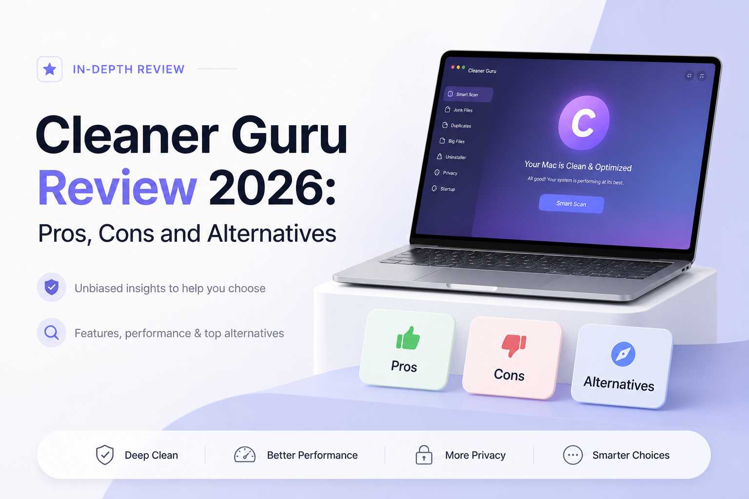 Cleaner Guru Review 2026: Pros, Cons and Alternatives