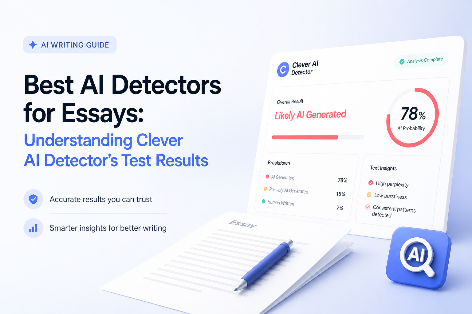 Best AI Detectors for Essays: Understanding Clever AI Detector’s Test Results